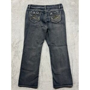 Diamante Brand Black Jeans Denim Womens‎ Size 16